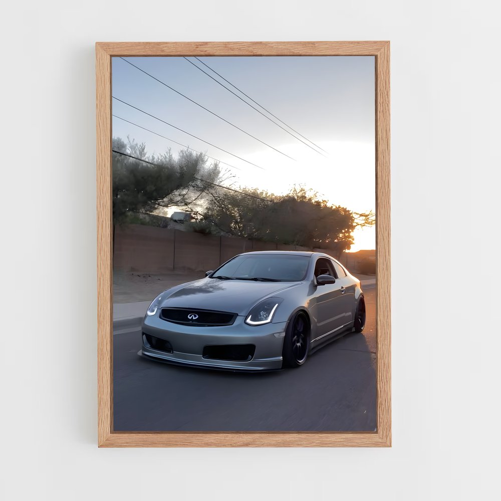 Poster Coupe Route Admirez – affiche Infiniti (vue 4)